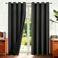 Blackout Curtains 100% Light Blocking Thermal Insulated Curtains